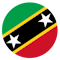 Drapeau de Saint Kitts en Nevis ()